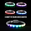 USB Charging Led Dog Collar Anti-Lost/Avoid Car Accident Collar For Dogs Puppies Collars Leads LED Night Safety Flashing Glow 210712