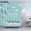 Saimoe Piano Keys Curtains de douche étanche Logcèges de musique de salle de bain rideaux de musique rideaux pour la salle de bain Decor Home With Hooks1821480