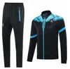 2021 2022 Napoli Soccer Vestets Training Suit 21 22 hommes Kids Naples Football Tracksuit Mertens Koulibaly Long Zipper Sportswear Set