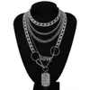 Collier Lacteo 5 avec pendentif carré géométrique, bijoux ras du cou, Miami, Cuba, hommes et femmes, pièce / ensemble Q0809