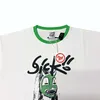 Stokta Beyaz Yeşil Renk 2022SS T-Shirt Erkek Kadın Yüksek Kalite Üstleri Tee Yaz Stili M-XL284E