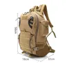 45L Outdoor Militaire Rugzak Tactische Rugzak Camping Wandelen Travel Sports Tas Klimmen Leger Tassen Molle Hunting Sack XA943WA Y0721