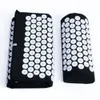 With bag Acupressure mat yoga mat pain relieve body back neck massage mat nature massager cushion massage rug with carry bag 201201006024