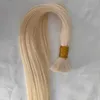 Najlepsza QualityBulk Ludzki BraidingHair Bulk Virgini Remy Włosy Nieprzetworzone BlondeHair