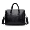 Crocodile PU кожаные портфели бизнес ноутбук сумка для мужчин высококачественный роскошный дизайнерская мужская сумка