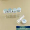 100 pcs / parti 22 * ​​50mm 10ml små glasflaskor förvaring flaskor burk glas små burkar flaskor mini behållare dekorativa