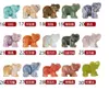 Partihandel Party Favor Carved Healing Crystals Gemstones Pocket Statyer Elephant Staty Figurin Collectible Decor 1,5 tum f￶r g￥vor KD1