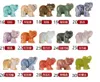 Wholesale Party Favor Carved Healing Crystals Gemstones Pocket Statues Elephant Statue Figurine Collectible Decor 1.5 inches for Gifts KD1