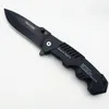 Quality Cold High Steel Pocket Knife Folding Black Blade Knife 20cm Camping Knives Steel Handle EDC tools HW115