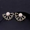 Stud Sumu Crystal Flower oorbellen voor vrouwen mode sieraden Gold Sliver eenvoudig Design Rhinestones oorring