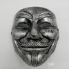 V Mask Masquerade för Vendetta Anonym Valentine Ball Party Decoration Full Face Halloween Scary Cosplay Masks 10st HH21-653