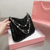 Женская цепь Crossbody сумка сумка плиссированные заслонки клатч женская натуральная кожаная сумка конверт сумка розовый черный крем женское половина луны буквы сумки