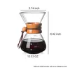 Handgefertigte Kaffee-Teilen Pot-Filter-Glas-Kaffee-Filter-Tassen-Set Tropftyp kleine Haushaltsmultechnifikation WH0171