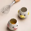 Cute Chicken Ceramic Egg White Separator Creative Egg Yolk Protein Dividers Filter Baking Tools Kitchen Accessories RRB12619