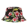 Ins Bebek Güneş Şapkaları Kask Çiçek Karpuz Meyve Baskılı Sunhat Çocuk Moda Leopar Tope Güzel Yaz Kravat Boya Plajı Kovası Hat4463393