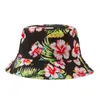 Ins baby sun hattar hjälm blomma vattenmelon frukt tryckt sunhat barn mode leopard topee härlig sommar slips färgt strand hink hat4651791