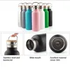 350ml 500ml Thermos Cup Sport Water Bottle Vacuum Insulated Tumbler with Bamboo Lids Protable Travel Mugs