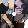 Sinobi Unisex Fashion Ultra Thin Watches Simple Men Business Stainless Steel Mesh Belt Quartz Watch Lady Clock Relogio Masculino Q0524