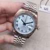 U1 Factory ST9 Baby Blue Dial Watch gecanneleerde bezel automatische beweging 41 mm mannen horloges roestvrijstalen heren jubileumriem polshorloges