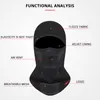 Caschi da moto HEROBIKER Balaclava Winter Face Mask Shield Ski Pile termico impermeabile Moto con prese d'aria traspiranti