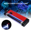 Red Resin Curing Special Lamp UV Lamp Curing Resin Glue Special Set Tool Car Front Windshield Glass Crack Repair Tool223D