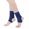 Suporte de tornozelo elástico band brace ginásio esportes promoção proteger tknitting dor hemapy manter quente safira azul 0 7jr f1 187 w2