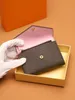 Men Wallets Women Card Holder Luxurys Designers small bags Purse Coin Credit Portafoglio Portefeuille VICTORINE WALLET For Leather259D