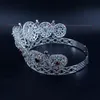 Rhinestone Crown Miss Beauty Crowns for Pageant Contest Privat Custom Round Circles Bridal Wedding Hair Smycken Pannband MO228 Y2221S