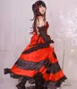 Anime Date A Live Tokisaki Kurumi Cosplay Kostüm Neue Fursuit Mode Rot Formale Kleid Weibliche Rolle Spielen Kleidung Y0913