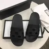 Men Rubber Slide sandals Designer Slides High Quality Causal Non-Slip Slides Summer Huaraches Flip Flops Slippers with BOX Size 5-11