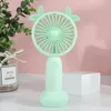 Uppladdningsbar Mini Fan Handhållen Party Favorit 1200mAh USB Office Outdoor Houseouse Desktop Pocket Portable Travel Portable Electric Fan Party Gyl88