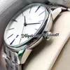 42mm Traditionnelle A21J Orologio da uomo automatico Quadrante bianco Indicatori a bastoncino blu Bracciale in acciaio inossidabile Orologi sportivi 6 stili Puretime01 E135a1