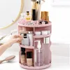 Organisation de rangement pour salle de bain Organisateur de maquillage rotatif à 360 degrés, unité cosmétique multifonction réglable, s'adapte à différents types de cosmétiques