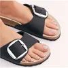 Vrouw Slippers Gesp Strap Damesschoenen Zomer Dames Casual Light Slip op Outdoor Sandalen Vrouwelijke Strand Platform Slipper