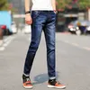 Men Stretchy Denim Skinny Green Jeans Spring Autumn Brand bLACK High Quality Fashion 210723