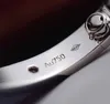 Роскошный качественный панк-браслет с 10 бриллиантами для женщин и мужчин, свадебные украшения, подарок, в коробке PS3825, есть логотип