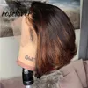 Бразильский изгиб CurlyStraight Short Bob 131 Основной моделирование парика.