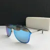 2180 Pilot Rimless Sunglass Prata gafas de sol tons Moda óculos de sol Novo com Box268H