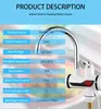 Digital Display Instant Hot Tap Dusch Electric Water Heater -kran med EU -kontakt