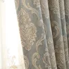 Tende trasparenti di lusso europee Tenda Moda di alta qualità Tende ombreggianti spesse Soggiorno Camera da letto Cucina P245Y Y200421