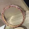 Diamants Legers Factory Direct S Dostosowanie biżuterii Medusa Bangle Wysoka jakość Vintage Bracelets Designer European Size Lov288m