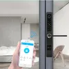 Europejski blokadę odcisków palców Bluetooth Ttlock Electronic Inteligentne drzwi do aluminiowych szklanych drzwi 201013