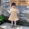 Nowa Wiosna Cute Girls Dresses Dzieci Chiński Chi-Pao Cheongsam Nowy Rok Prezent Dzieci Dziewczyna Party Ubrania Kostium Dziewczynek QIPAO 776 S2