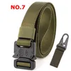 Army SWAT Jungle War Combat Tactical Belt Men's PC Quick Release Magnetic Buckle 1200D Density Nylon Military Camouflage Belts226R