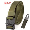 Army Swat Jungle War Combat Belt Men039s PC Szybkie uwalnianie magnetyczna klamra magnetyczna 1200D nylon wojskowy Pas kamuflaż 9561153