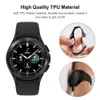 Hülle für Samsung Galaxy Watch 4 Classic 46 mm 42 mm TPU-beschichtete Rundum-Stoßstangenabdeckung Displayschutzfolie Galaxy Watch 4 44 mm 40 mm