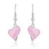 Dangle & Chandelier Selling Fashionable Stylish Romantic Heart-Shaped Split Design Sense Pendant Earrings Women Wedding Engagement Party Jew