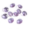 50/lot 14mm Various Colors Crystal Octagon Beads In 1 Hole For Home Curtain Decoration Chandelier Parts Accessories