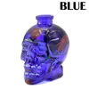 Hot selling multicolor color skull glass bottle pipe with accessories pipe sk5000