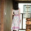 Sexy print suit 2 piece Set Korea Ladies Summer Sleeveless Sling tops Midi Skirt party set for women clothing 210602